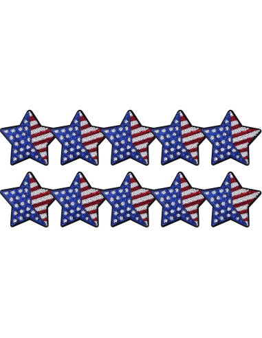 Juego de 10 Parches Bordados OEMOO para Coser/Planchar