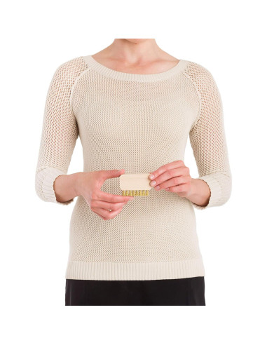 Cepillo de Suede Redecker con Cerdas de Latón y Mango de Haya