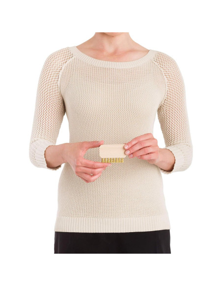 Cepillo de Suede Redecker con Cerdas de Latón y Mango de Haya