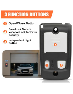 Consola de Pared IHOUMEX 39165R con Sure Lock para Garaje 2