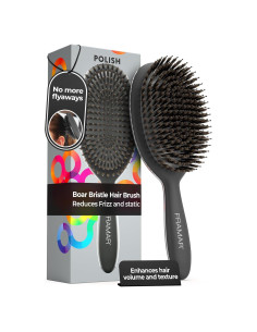 Cepillo de Cerdas de Jabalí Suave FRAMAR Negro 5.2x26.1cm