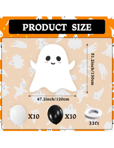 Juego de Decoración Halloween para Coche Denylo Pro 130x120 cm 2