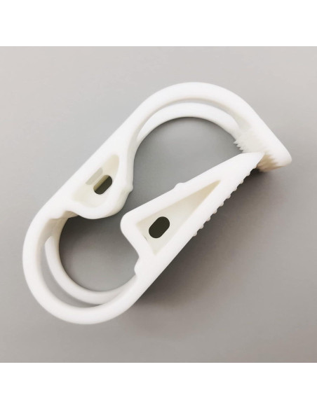 10 Abrazaderas de Tubo PBT Resistente al Calor 140C 12-18mm