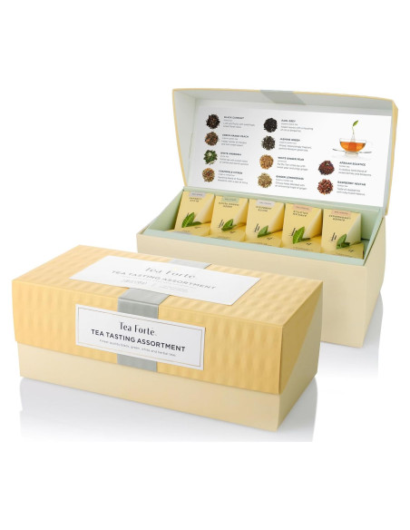 Caja de Regalo de Té Tea Forte - Asortimento 20 Infusores