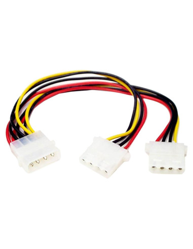 Cable divisor de alimentación Y LP4 a 2x LP4 StarTech PYO2L