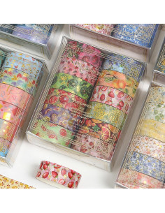 12 Rollos de Cinta Washi Songdao Fiesta de Frutas 2m x 15mm 2