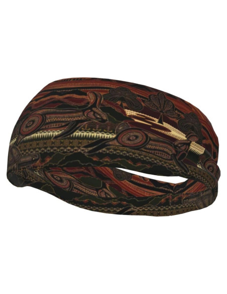 Banda Deportiva PRTYABS Unisex Tribal Africana para Ejercicio