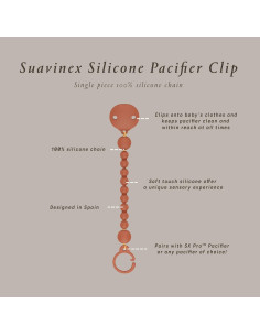 Clip de Chupete Suavinex Color Essence Verde Selva - Silicona Suave 2