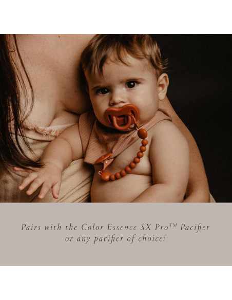 Clip de Chupete Suavinex Color Essence Verde Selva - Silicona Suave