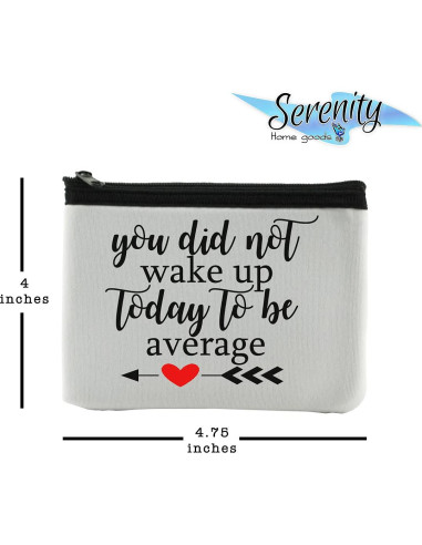 Monedero pequeño para mujeres Serenity Home Goods - 12.4x10.6cm