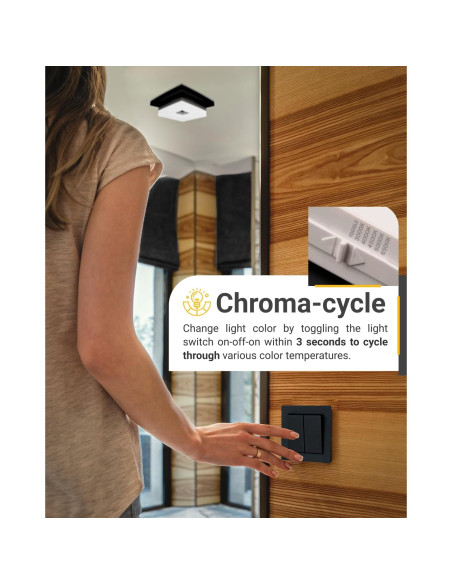 Luz de Techo LED Cuadrada Sunco 20.8cm 1800LM CCT Seleccionable