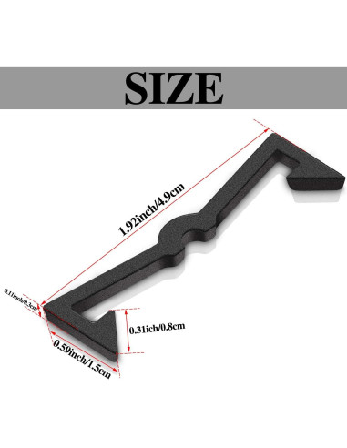 Bloqueos de Gancho para Tablero de Clavijas Hicarer - 50 Piezas