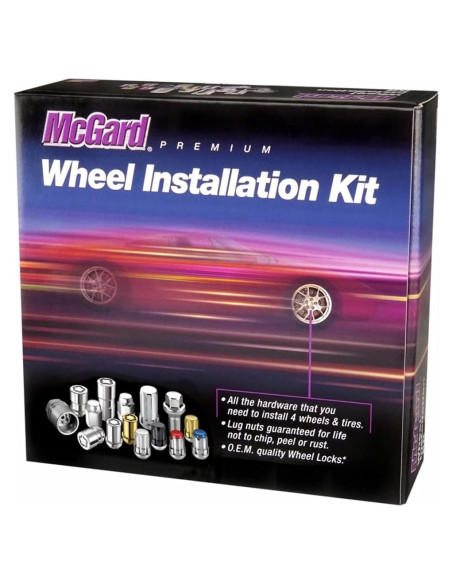 Kit de Instalación de Ruedas McGard 65557BK SplineDrive Negro M12