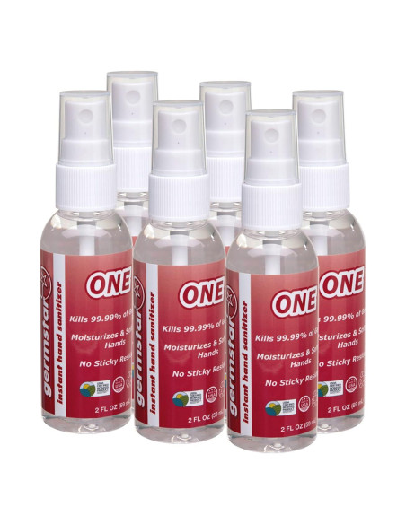 Desinfectante de Manos Germstar 60ml - Paquete de 6 Botellas