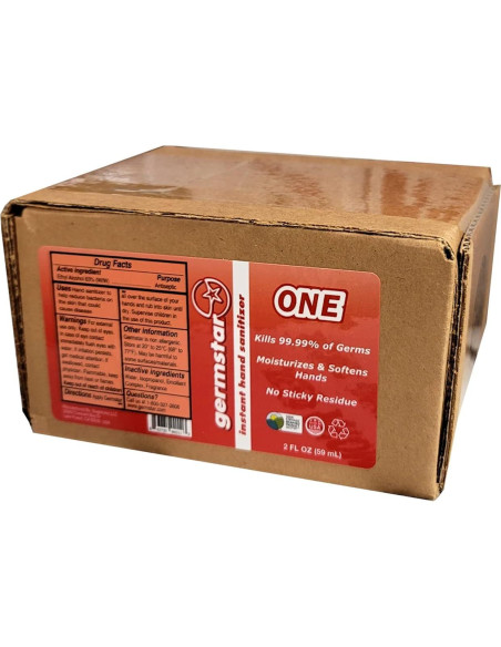 Desinfectante de Manos Germstar 60ml - Paquete de 6 Botellas