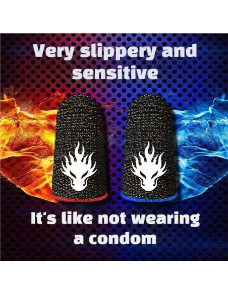 Mangas para Dedos de Juego ZhiCom - 8 Piezas, Antitranspirantes