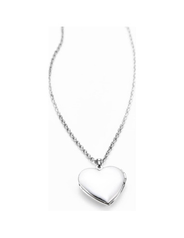 Collar Medallón Corazón Unicornio iSparkle con Almacenamiento