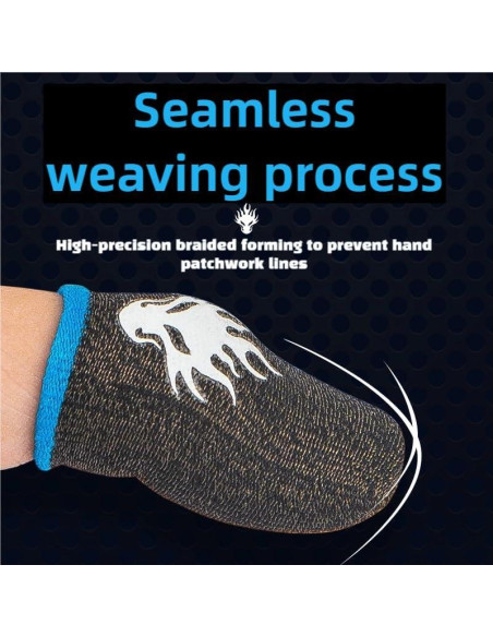 Mangas para Dedos de Juego ZhiCom - 8 Piezas, Antitranspirantes