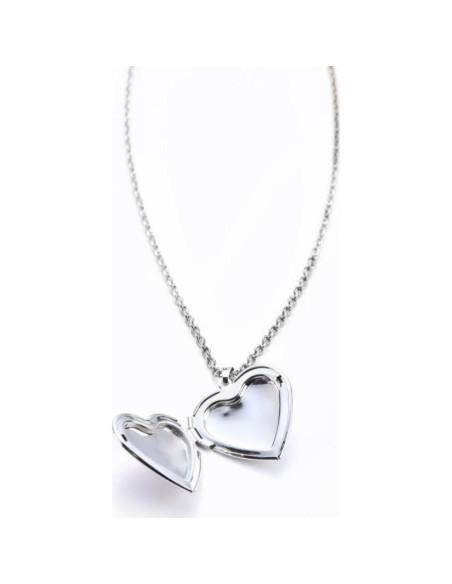 Collar Medallón Corazón Unicornio iSparkle con Almacenamiento