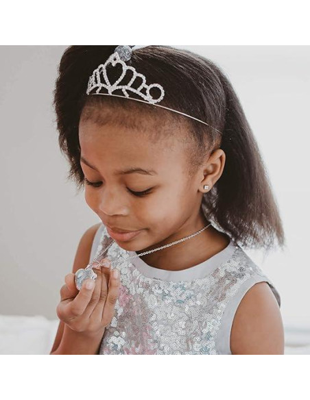 Collar Medallón Corazón Unicornio iSparkle con Almacenamiento