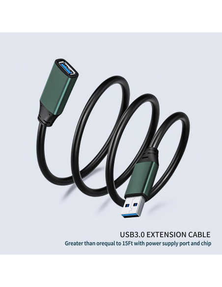 Kumiho Cable de Extensión USB 3.0 2M Tipo A Macho a Hembra