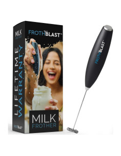 Espumador de Leche Eléctrico FrothBlast Negro 22.86 cm