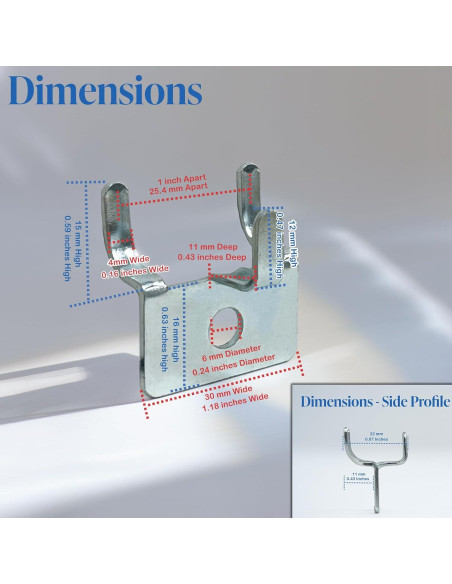 Gancho Utilitario para Tablero Perforado Store Fixtures - Paquete de 10