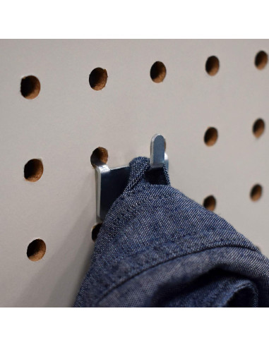 Gancho Utilitario para Tablero Perforado Store Fixtures - Paquete de 10
