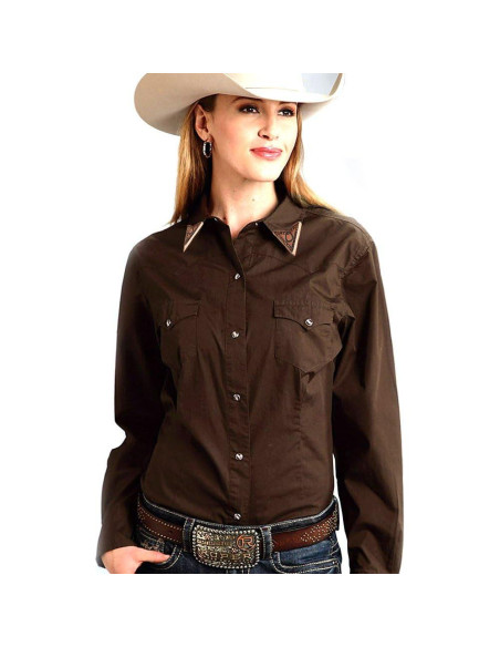 Puntas de Collar Occidental HHH Acabado Cobre Antiguo 3.49x3.18cm