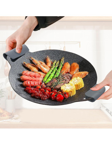 Agarraderas de Silicona BangBoom 6 Piezas Gris Resistentes al Calor