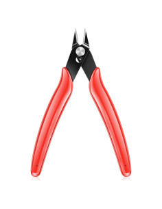 Cortador de Alambre NICE-POWER 13 cm Acero Alto Carbono Rojo
