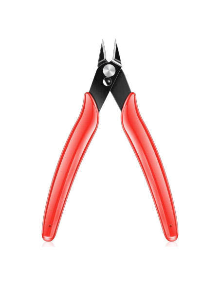 Cortador de Alambre NICE-POWER 13 cm Acero Alto Carbono Rojo