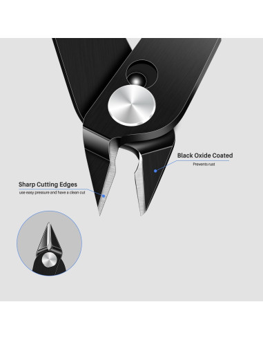 Cortador de Alambre NICE-POWER 13 cm Acero Alto Carbono Rojo