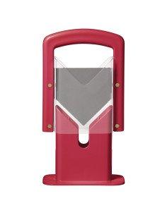 Cortador de Bagels Hoan 23.5 cm con Escudo de Seguridad Rojo