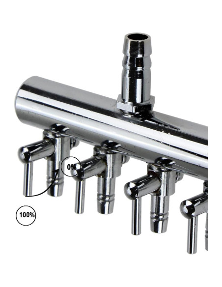 Válvula de Control de Aire AQUANEAT para Acuario 4 Vías