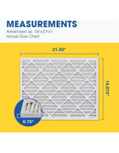 Filtro de Aire Plisado Aerostar MERV 11 - 12 Cuentas 50.48x54.61 cm 2