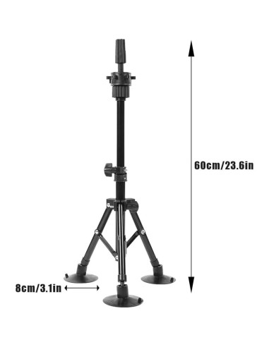 Trípode Ajustable para Maniquí Tiiyee con Ventosas 60 cm