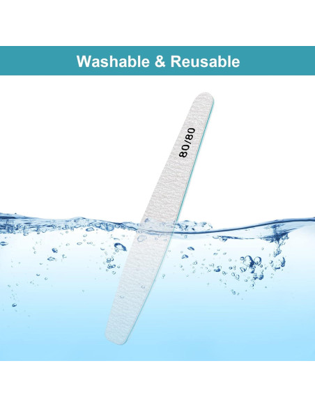 15 Limas de Uñas 80/80 Diesisa para Manicura Profesional