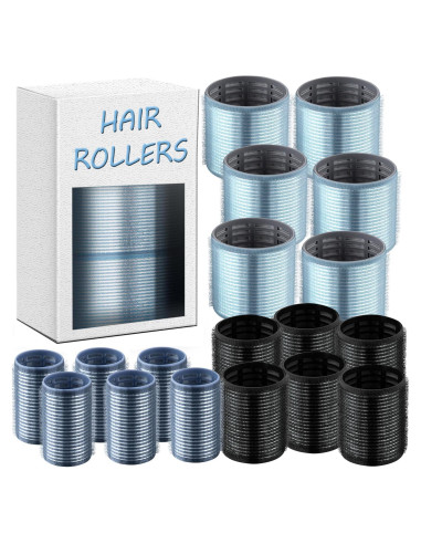 Juego de Rulos Térmicos Iónicos xnicx - 18 Rulos Autoadhesivos