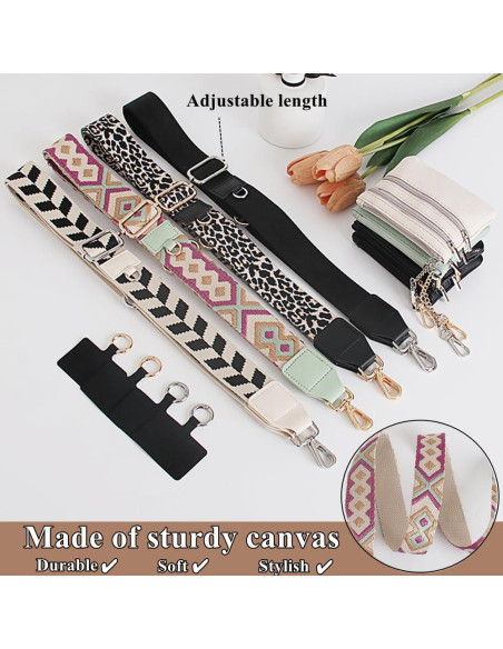 Correa Cruzada para Teléfono Baeleega con Billetera Negra