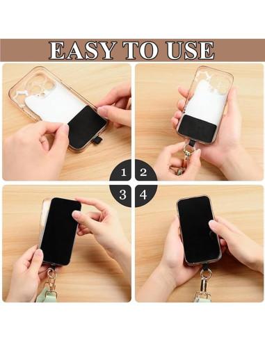 Correa Cruzada para Teléfono Baeleega con Billetera Negra