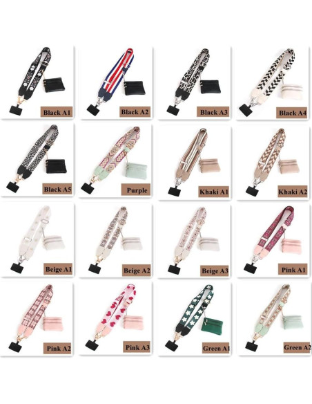 Correa Cruzada para Teléfono Baeleega con Billetera Negra