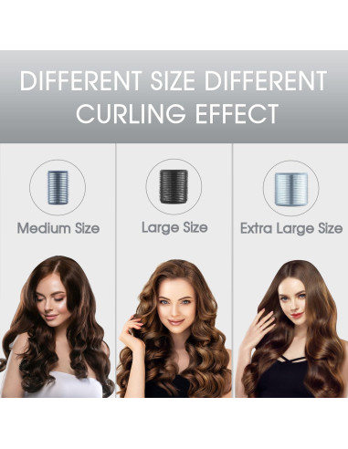 Juego de Rulos Térmicos Iónicos xnicx - 18 Rulos Autoadhesivos