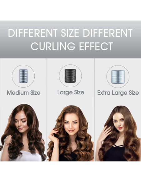 Juego de Rulos Térmicos Iónicos xnicx - 18 Rulos Autoadhesivos