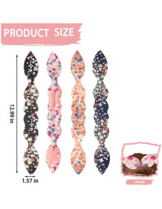 Fabricante de moños Sisadodo orejas de conejo para cabello 2