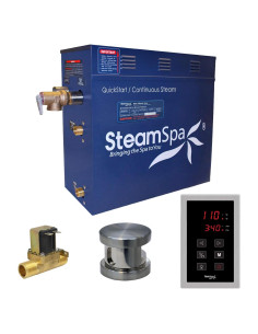 Generador de Vapor SteamSpa 4.5kW con Pantalla Táctil y Drenaje Automático