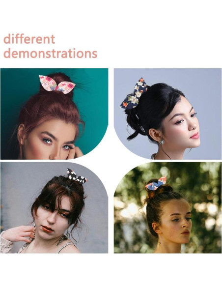 Fabricante de moños Sisadodo orejas de conejo para cabello