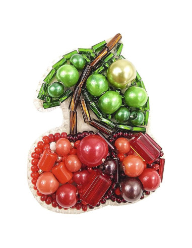 Kit de Cuentas Charivna Mit BP-243C Cereza - 4x5 cm