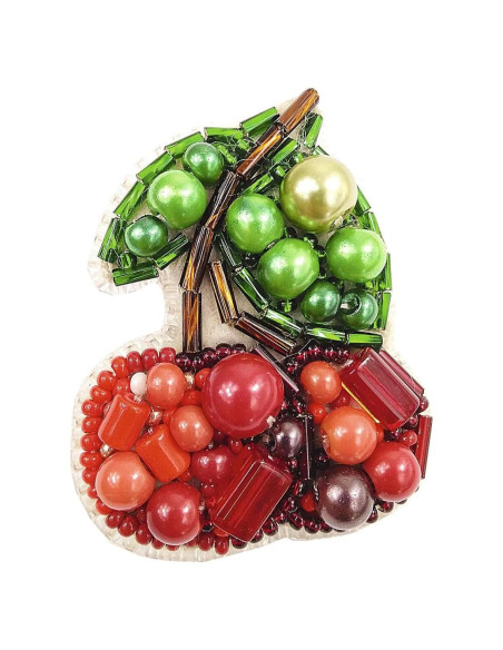 Kit de Cuentas Charivna Mit BP-243C Cereza - 4x5 cm