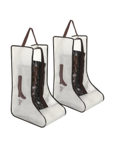 Set de 2 Bolsas de Almacenamiento para Botas Altas Beige